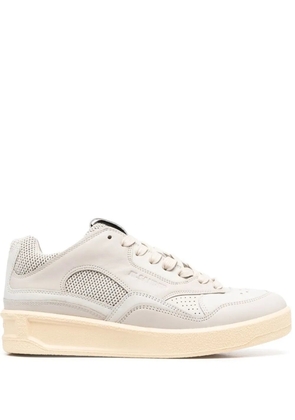 Jil Sander panelled low-top sneakers - Grey