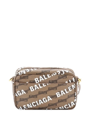 Balenciaga Pre-Owned Signature Camera Bag BB Monogram Coated Canvas Small crossbody bag - Brown
