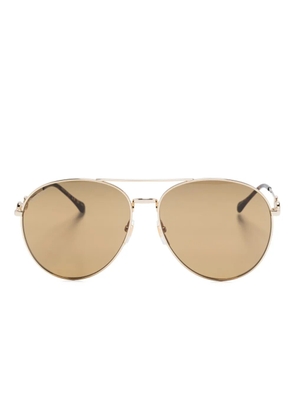 Gucci Eyewear Horsebit-detail sunglasses - Gold