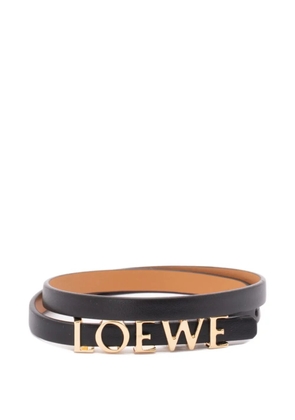 LOEWE logo-plaque bracelet - Black