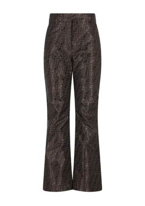FENDI FF-motif ski pants - Brown