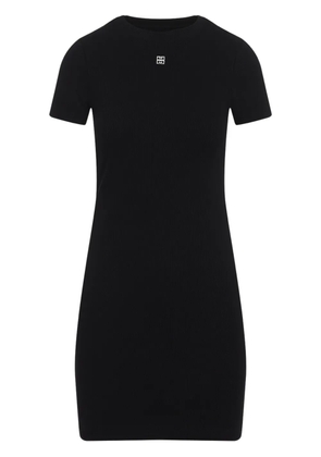 Givenchy logo-appliqué dress - Black