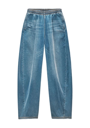 Alexander Wang elasticated-waist drawstring track pants - Blue