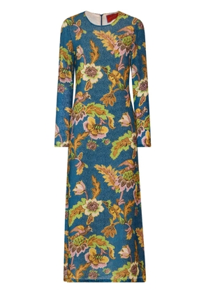 La DoubleJ Swing maxi dress - Blue