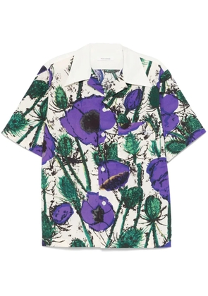 Wales Bonner floral-print shirt - Purple