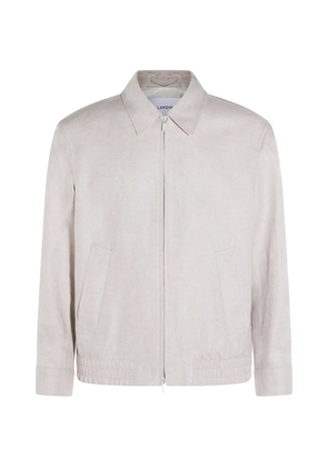 Lardini linen shirt jacket - Neutrals