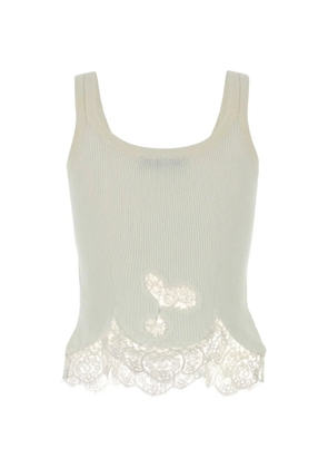 Ermanno Scervino lace tank top - White