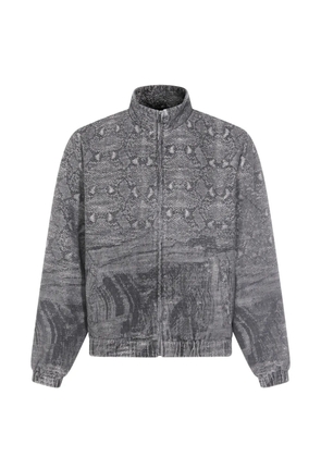 Daily Paper snake zipped jacket - Grey