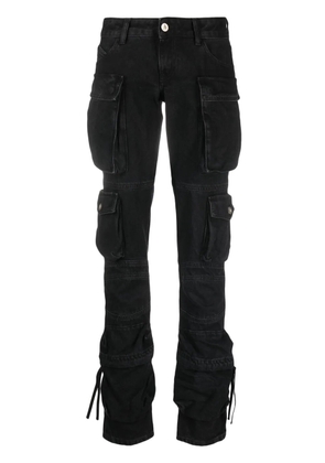 The Attico Essie cargo jeans - Black