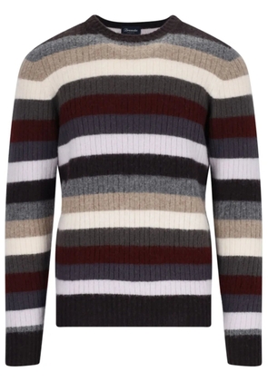 Drumohr striped jumper - Grey