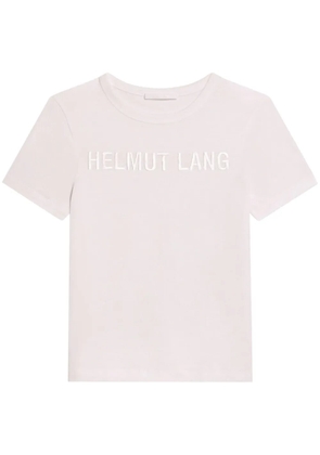 Helmut Lang logo-embroidered T-shirt - White