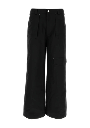 Alexander McQueen pocket cotton trousers - Black