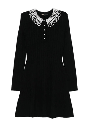 Maje faux-pearl-embellished dress - Black