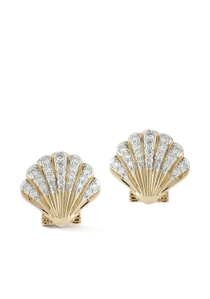 Mateo diamond venus earrings - Gold