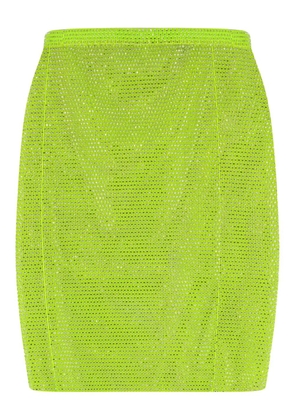 Santa Brands crystal-embellished mini skirt - Green