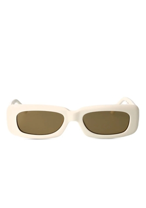 The Attico mini Marfa sunglasses - White
