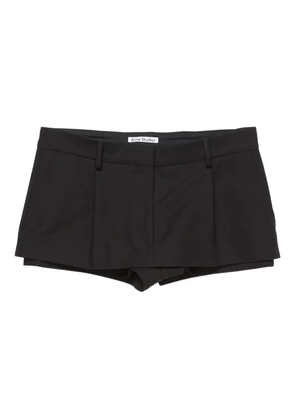 Acne Studios layered mini skirt - Black