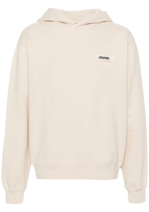 Jacquemus Le Hoodie Gros Grain top - Neutrals