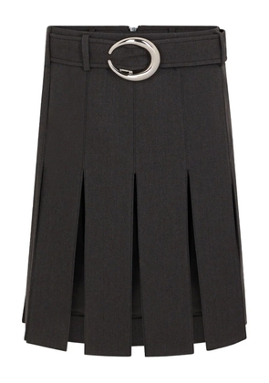 Rabanne belt zip skirt - Grey