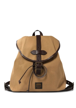 Filson medium leather-trimmed backpack - Neutrals
