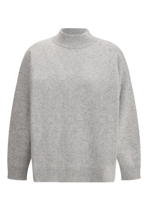 Madeleine Thompson roll-neck barber sweater - Grey