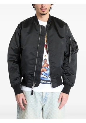 Alpha Industries zip-up bomber jacket - Black