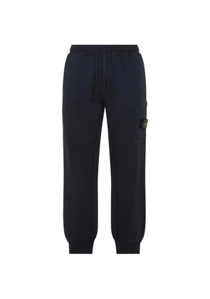 Stone Island elasticated-waistband track pants - Blue