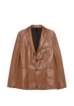 Tagliatore patch-pocket jacket - Brown