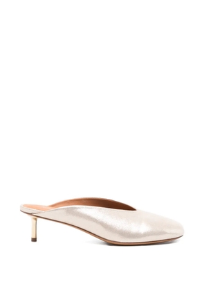 Forte Forte square-toe sandals - Neutrals