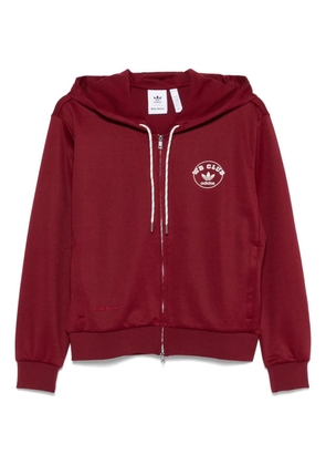 adidas x Wales Bonner zip-up hoodie - Red