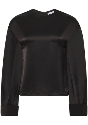 JW Anderson turn-up cuffs blouse - Black