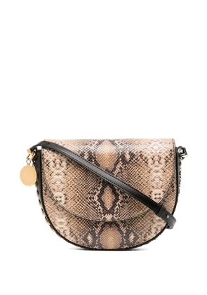 Stella McCartney Frayme foldover-top shoulder bag - Brown