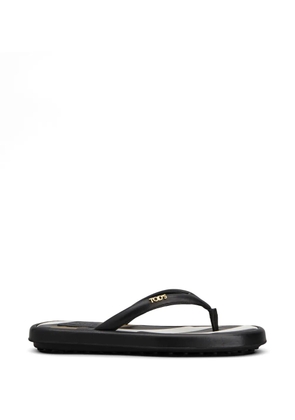 Tod's logo-detail flip flop - Black