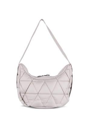 K-Way Didiane quilted clutch bag - Neutrals