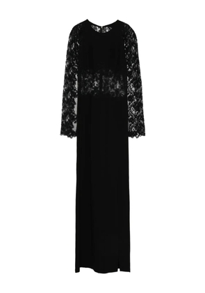 Ermanno Scervino lace-paneled maxi dress - Black