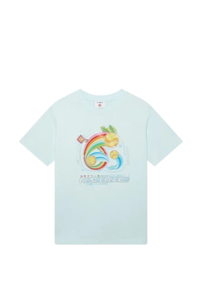 Casablanca manga tennis ball T-shirt - Blue