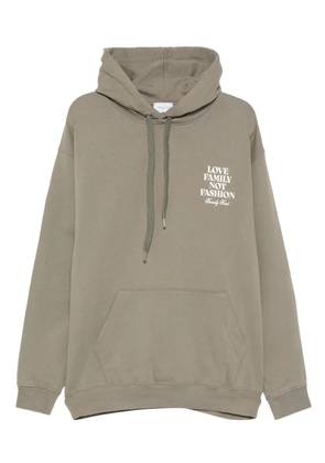Family First LFNF slogan hoodie - Green