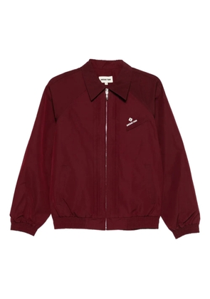 SHUSHU/TONG logo-detail track jacket - Red