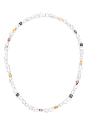 DARKAI stone-embellishment necklaces - Silver