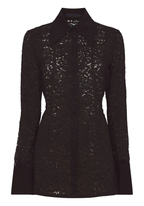 Proenza Schouler floral lace shirt - Black