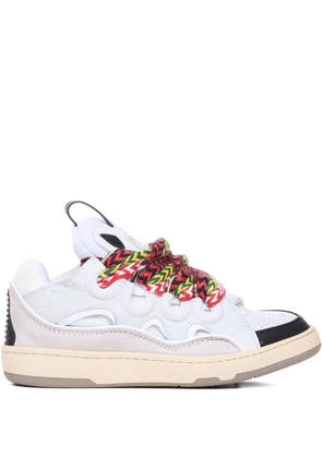 Lanvin logo-patch sneakers - White