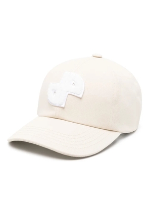 Patou JP cotton baseball cap - Neutrals