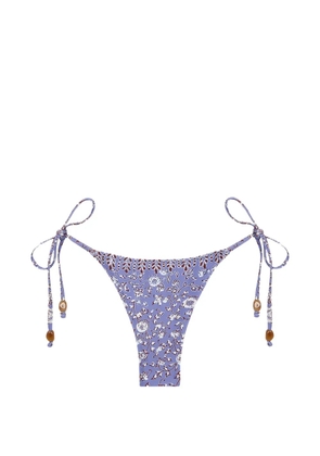TROPIC OF C Praia floral-print bikini bottoms - Purple