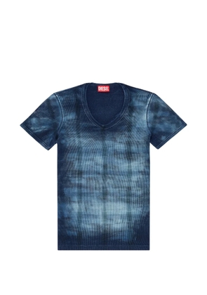 Diesel Luucas ribbed T-shirt - Blue