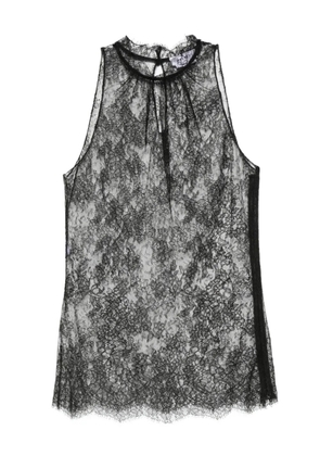 Alexander McQueen lace halter-neck top - Black