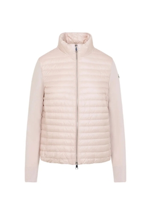 Moncler padded zip-up cardigan - Pink