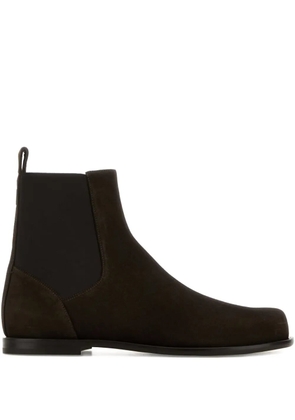 FENDI suede Chelsea boots - Brown