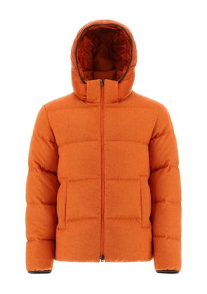 Herno hooded padded jacket - Orange