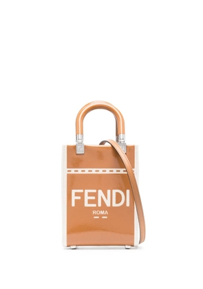 FENDI mini Sunshine tote bag - Brown
