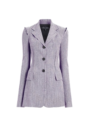 Proenza Schouler Lorenza frayed blazer - Purple
